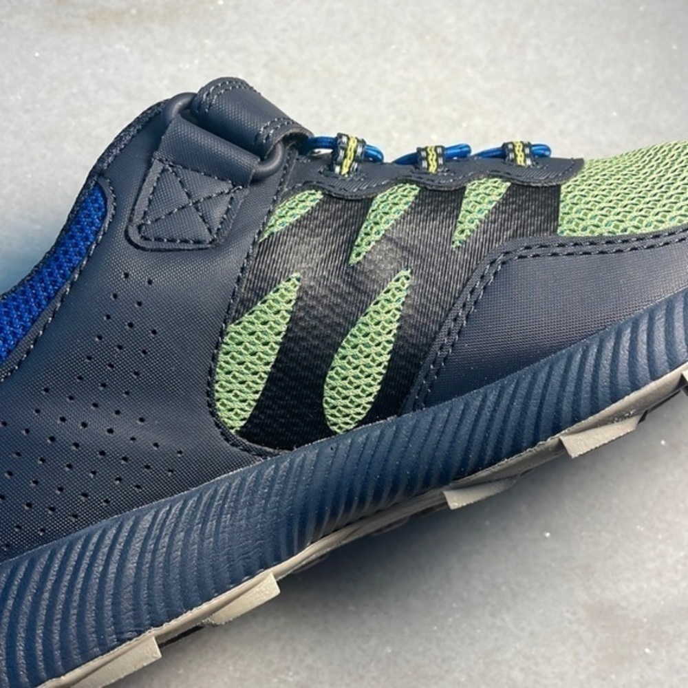 Merrell Big Kid's Nova 2 Sneaker Blue hook loop closure blue green shoe Sz 6.5M - Picture 13 of 14